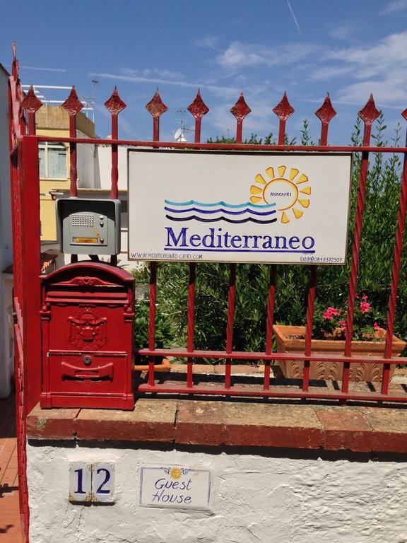 Mediterraneo Bed & Breakfast Anacapri  Zewnętrze zdjęcie